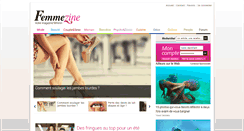 Desktop Screenshot of femmezine.fr